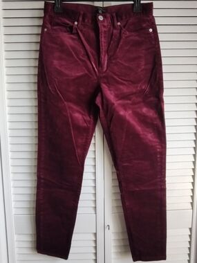 Banana Republic Corduroy Pants in Burgundy